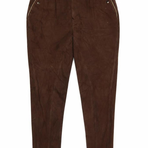Requisite Women’s Brown Cotton Stretch Riding Trousers Size 36 Pockets