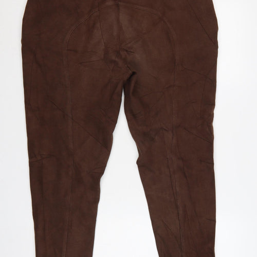 Requisite Women’s Brown Cotton Stretch Riding Trousers Size 36 Pockets