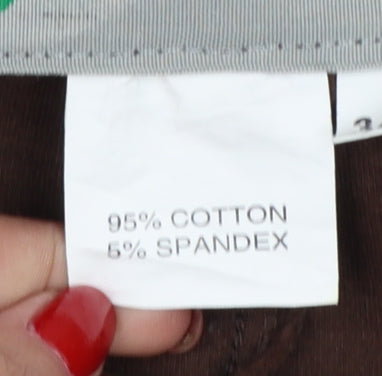 Requisite Women’s Brown Cotton Stretch Riding Trousers Size 36 Pockets