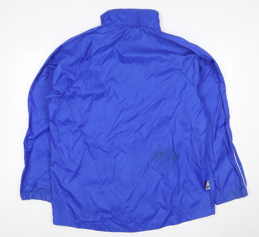 Errea Men’s Blue L Bristol Rovers Football Full Zip Windbreaker Jacket