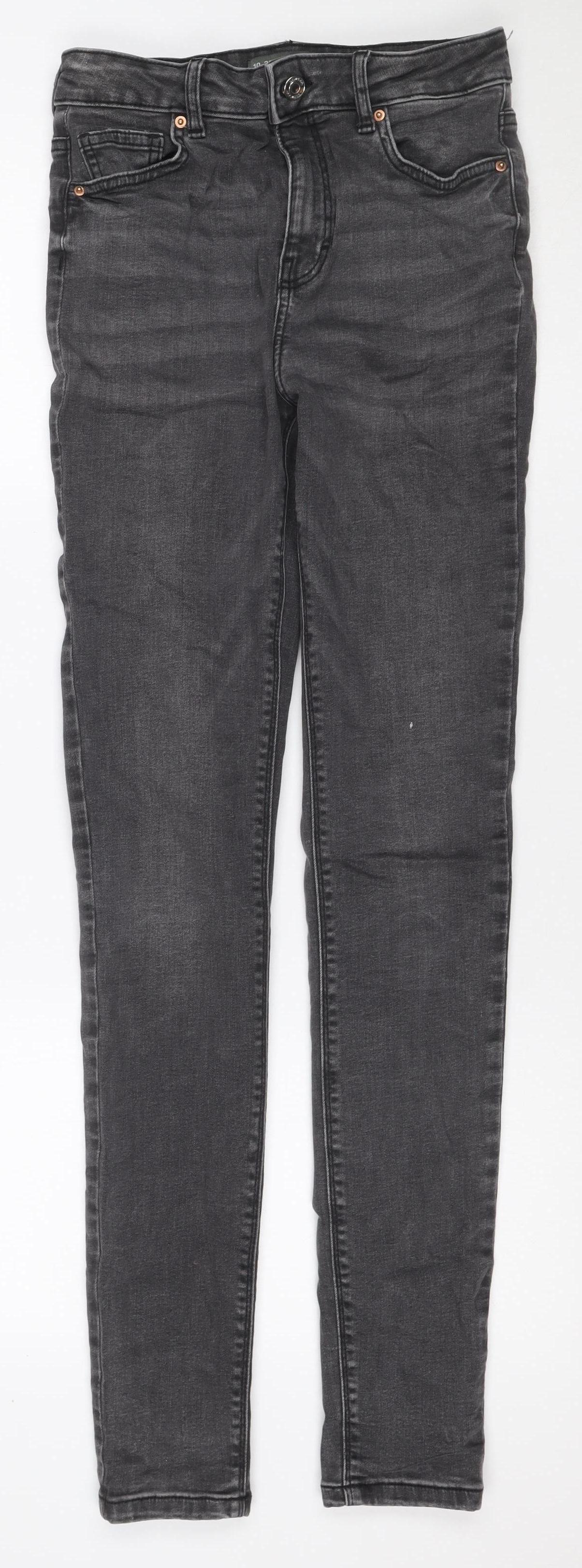 Primark Women’s Black Slim Straight Stretch Jeans UK 10