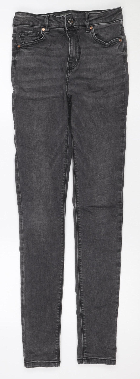 Primark Women’s Black Slim Straight Stretch Jeans UK 10