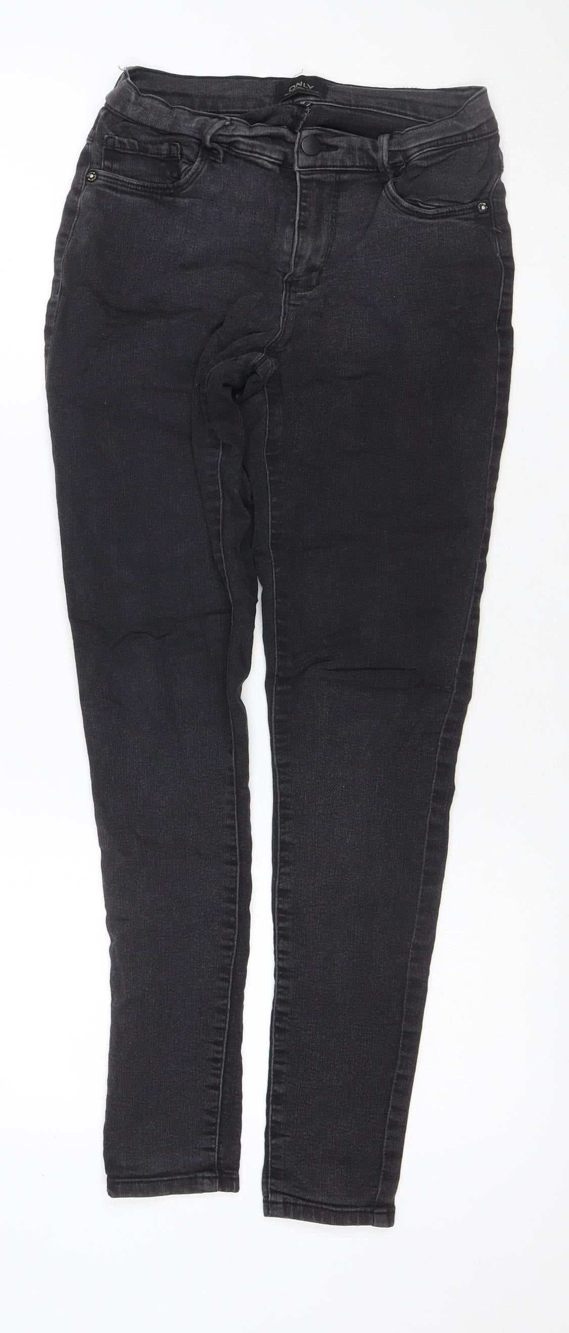 ONLY Women’s Black M/32 Skinny Stretch Jeans 5-Pocket