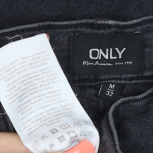 ONLY Women’s Black M/32 Skinny Stretch Jeans 5-Pocket