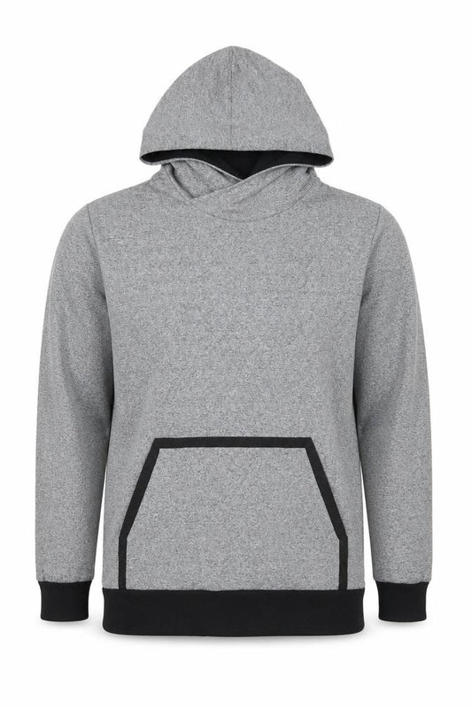 Jack & Jones Core Men's Grey XL Pullover Hoodie Kangaroo Pocket