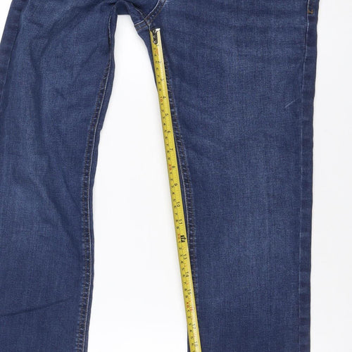 Dunnes Stores Women’s Blue UK 12 Straight Leg Stretch Jeans 30W 30L