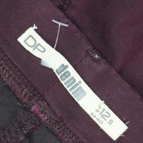 DP Denim Women’s Purple Size 12 Short Stretch Straight Jeans
