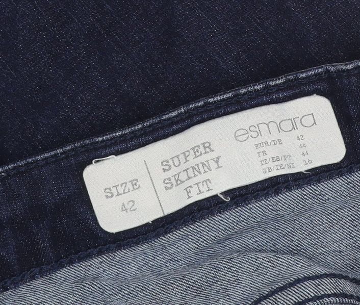 Esmara Women’s Blue Super Skinny Fit Jeans UK 14 Dark Wash