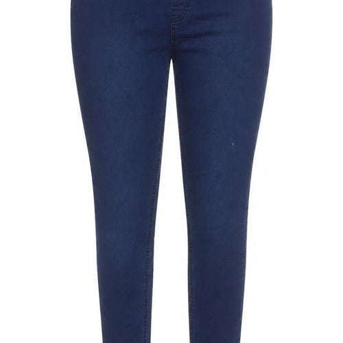 F&F Women's Blue UK 14 Skinny Stretch Denim Jeans Mid Rise