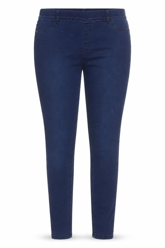 F&F Women's Blue UK 14 Skinny Stretch Denim Jeans Mid Rise