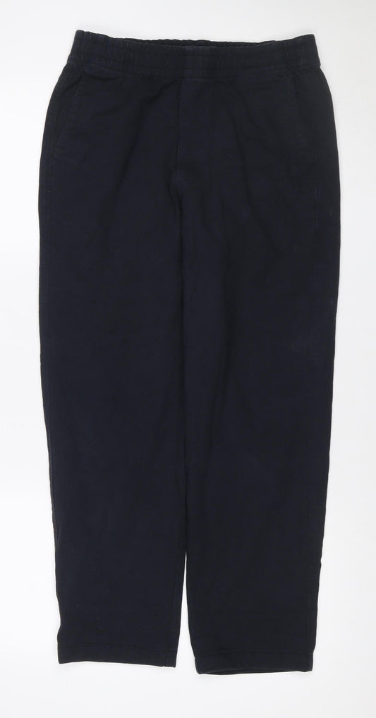 UNIQLO Men’s Black S Sweatpants Elastic Waist Stretch Casual Trousers