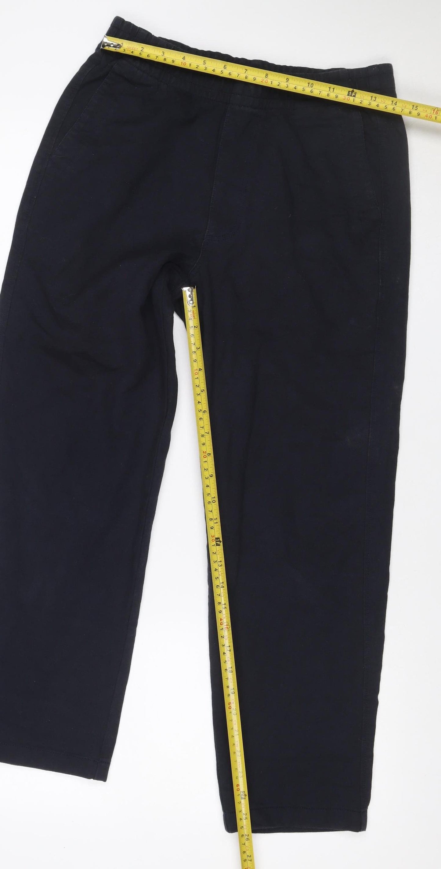 UNIQLO Men’s Black S Sweatpants Elastic Waist Stretch Casual Trousers