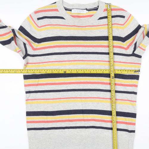 Weekend by John Lewis Women’s Multicoloured Stripe Jumper UK 12 Knit