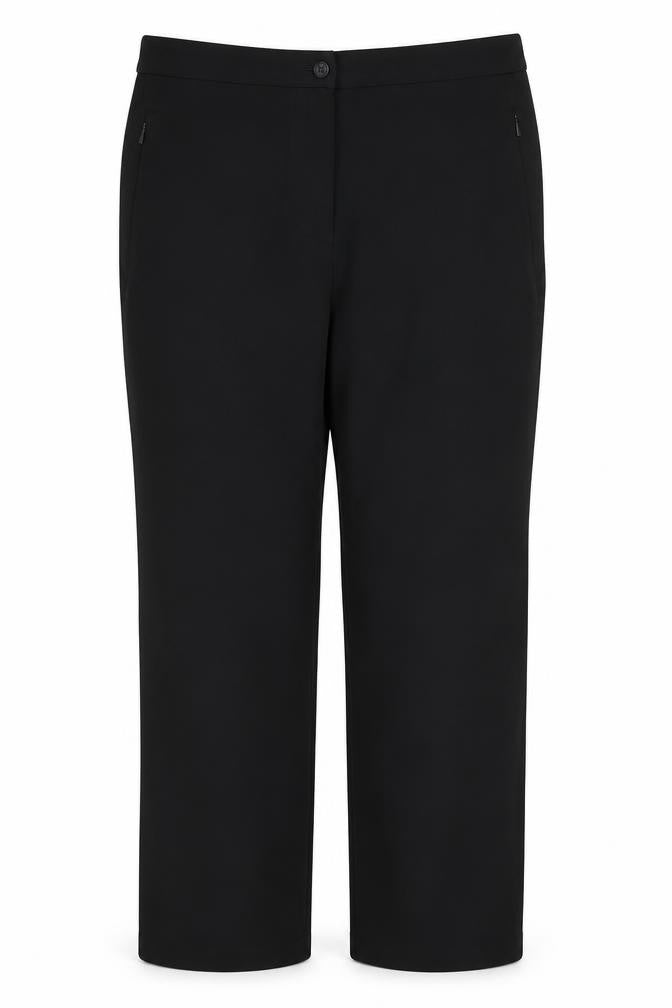 Marks & Spencer Women Black UK 14 Wide Leg Dress Trousers Workwear