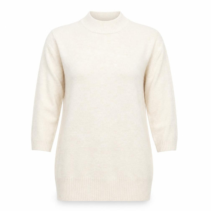 Miss Selfridge Women Ivory UK 10 Roll Neck Pocket Tunic Jumper