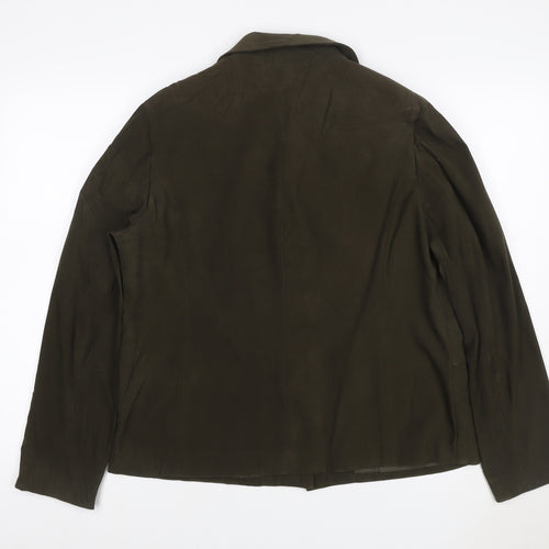 Next Women’s Brown UK 16 Single-Breasted Lined Stretch Blazer