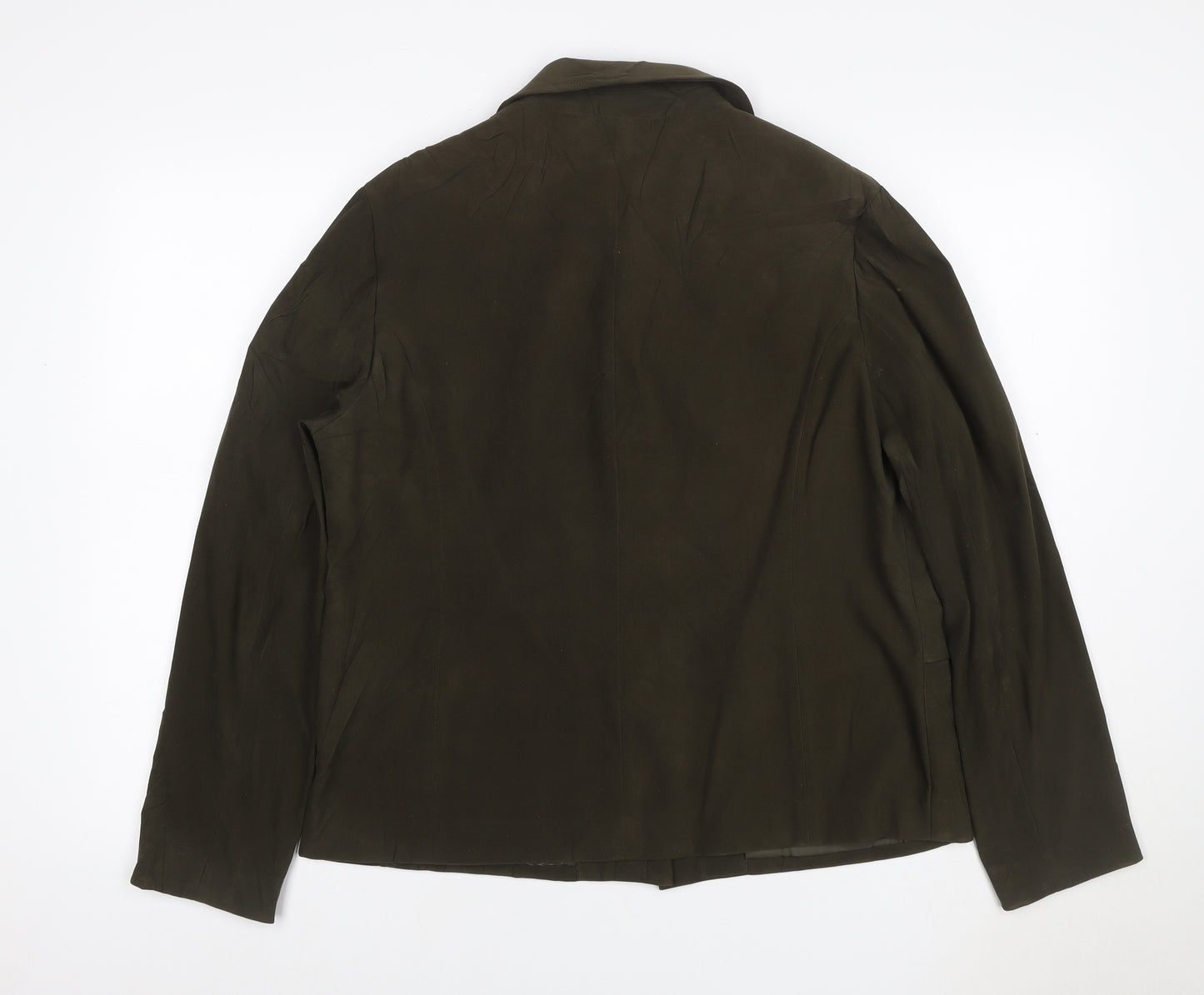 Next Women’s Brown UK 16 Single-Breasted Lined Stretch Blazer