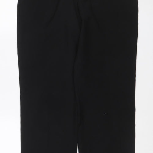 Marks & Spencer Men Black 32x31 Crease Resistant Dress Trousers