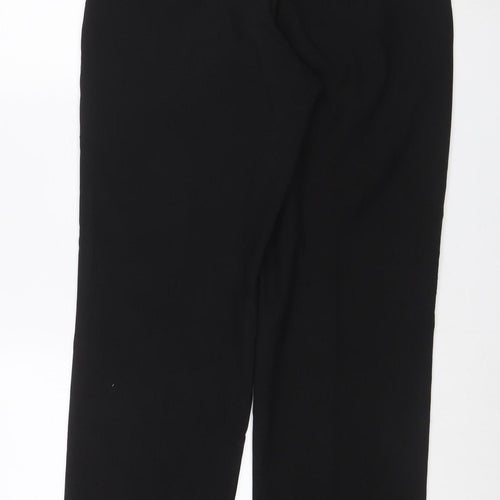 Marks & Spencer Men Black 32x31 Crease Resistant Dress Trousers