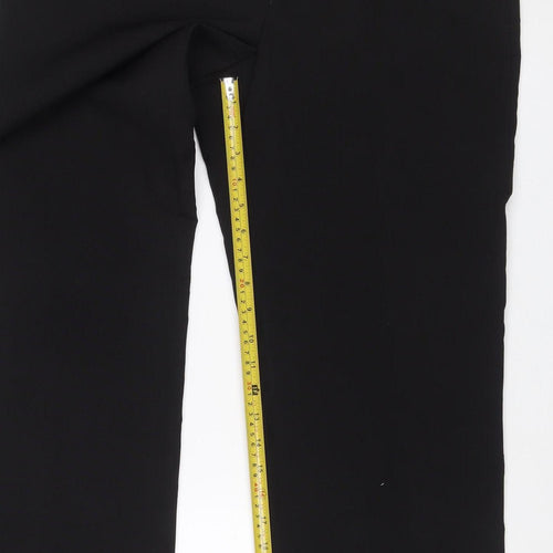 Marks & Spencer Men Black 32x31 Crease Resistant Dress Trousers
