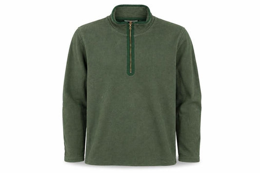 Mountain Warehouse Men’s Green L 1/4 Zip High Neck Sweatshirt