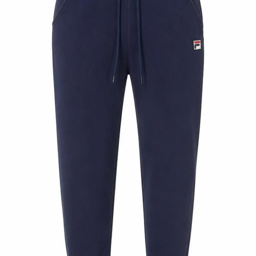 Fila Men’s Blue Fleece Jogger Trousers Size S Drawstring