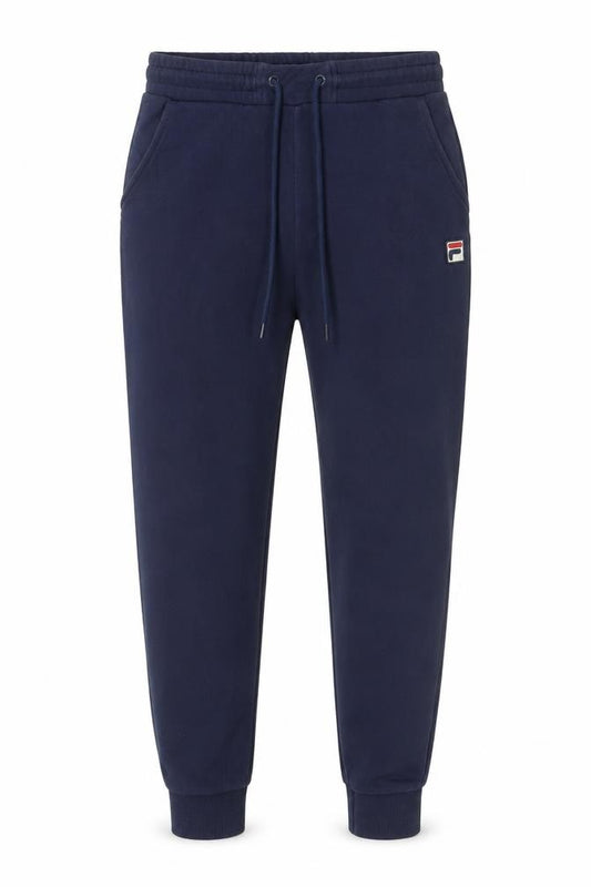 Fila Men’s Blue Fleece Jogger Trousers Size S Drawstring