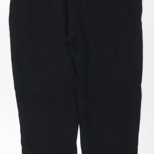 Firetrap Men Black M Jogger Sweatpants Drawstring Zip Pocket