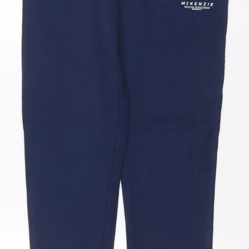 McKenzie Teens Blue 158 Fleece Jogger Track Pants Drawstring
