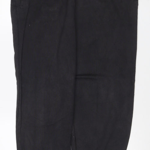 Pull&Bear Men’s Black M Cotton Stretch Jogger Sweatpants Drawstring