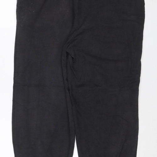 Pull&Bear Men’s Black M Cotton Stretch Jogger Sweatpants Drawstring