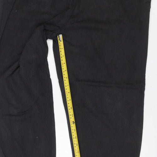 Pull&Bear Men’s Black M Cotton Stretch Jogger Sweatpants Drawstring