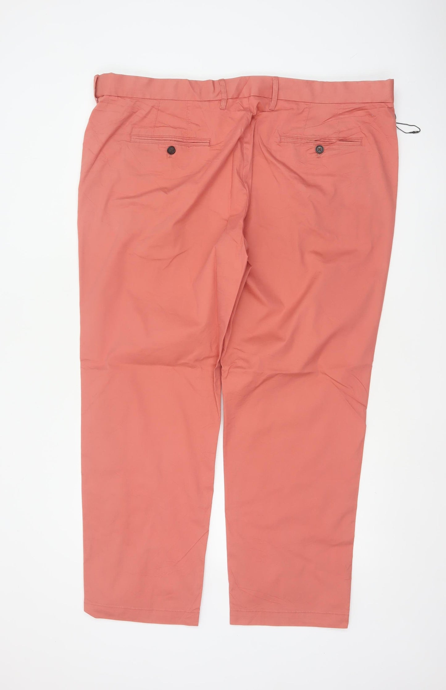 Marks and Spencer Men's Pink 44in Regular Fit Chino Trousers