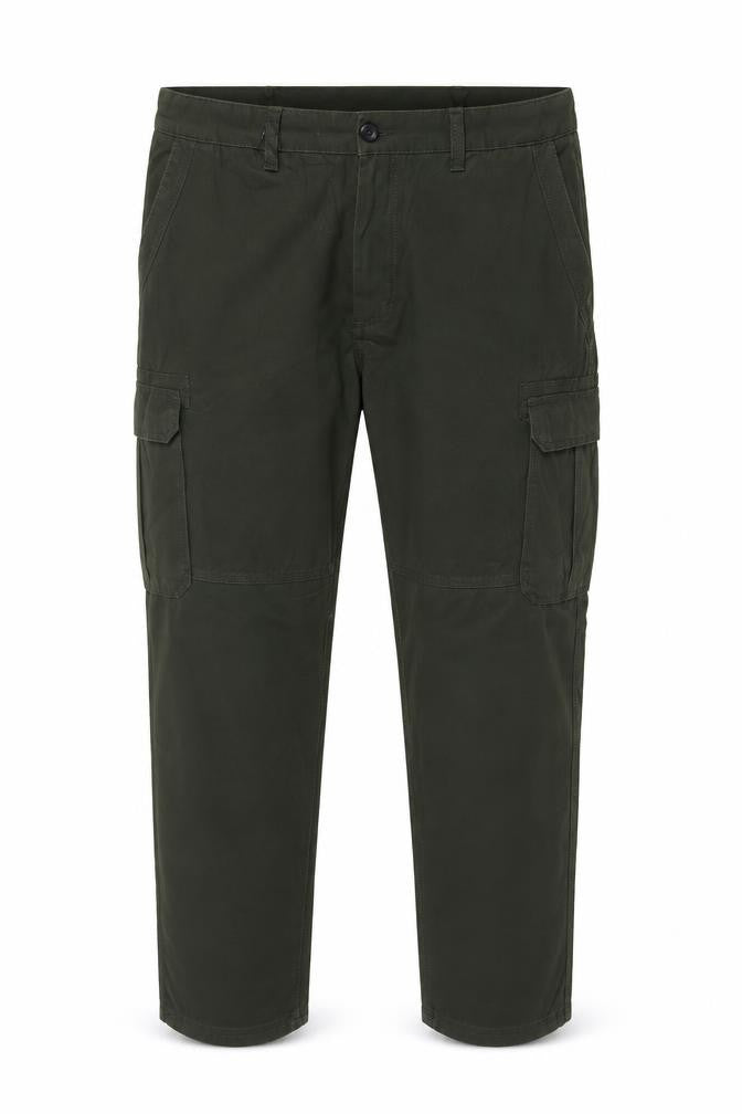 Marks and Spencer Men Green 44 Cargo Trousers 44W 31L Cotton