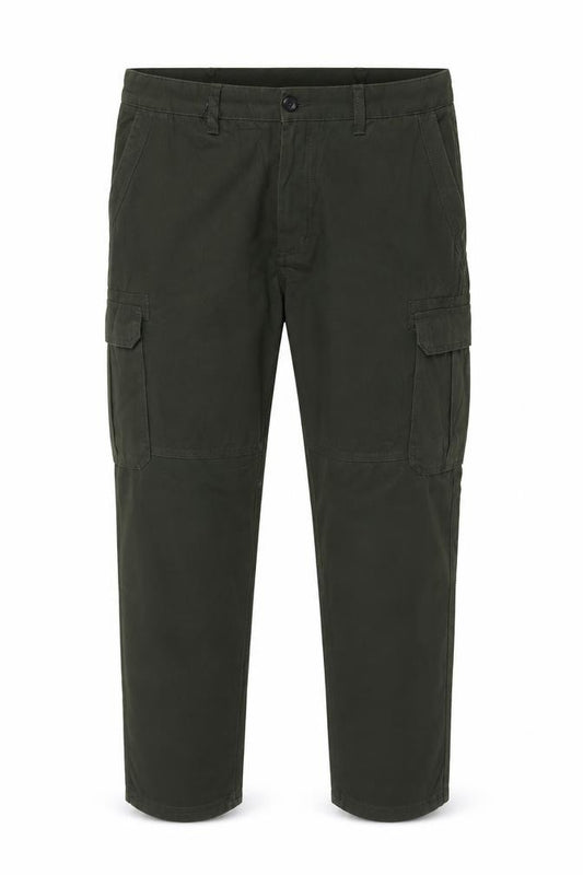 Front view of Marks & Spencer Men Green 44 Cargo Trousers 44W 31L Cotton