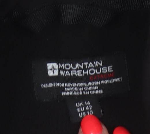 Mountain Warehouse Women’s Black UK 14 Softshell Full Zip Jacket