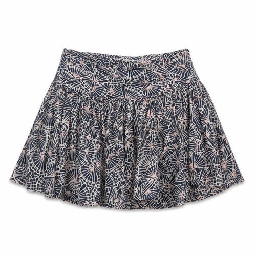 French Connection Women Blue Floral Cotton Skater Mini Skirt UK 10