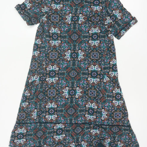Fat Face Women Multicoloured UK 6 Knee Length Floral A-Line Dress