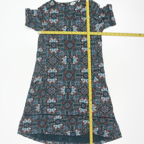 Fat Face Women Multicoloured UK 6 Knee Length Floral A-Line Dress