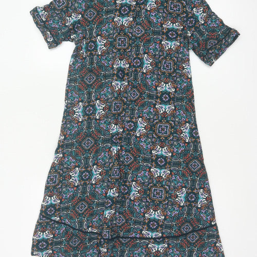 Fat Face Women Multicoloured UK 6 Knee Length Floral A-Line Dress