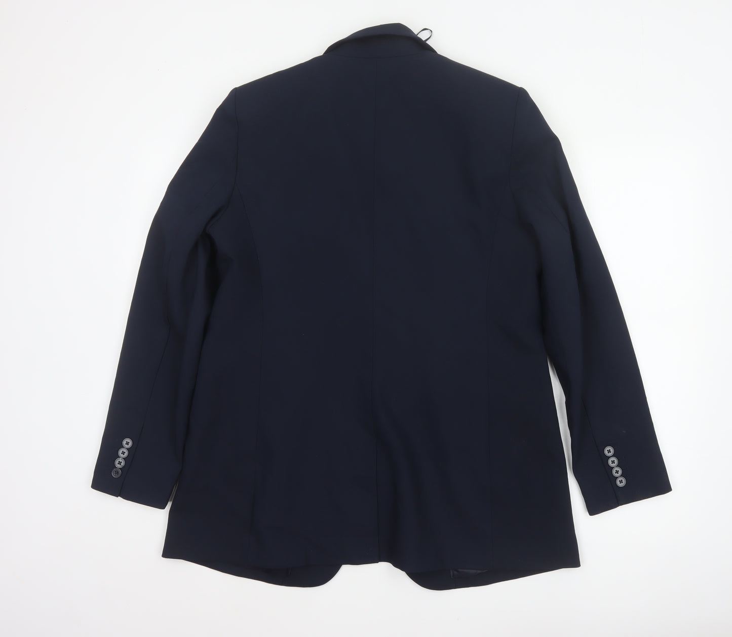 Marks & Spencer Women’s Blue UK 14 Classic One Button Lined Blazer