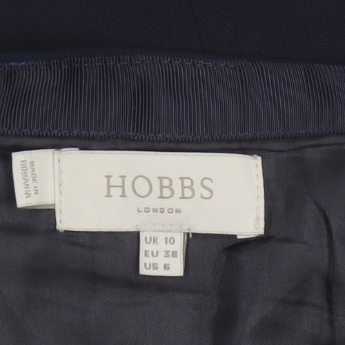 Hobbs Women Black UK 10 Straight Pencil Knee Length Lined Skirt