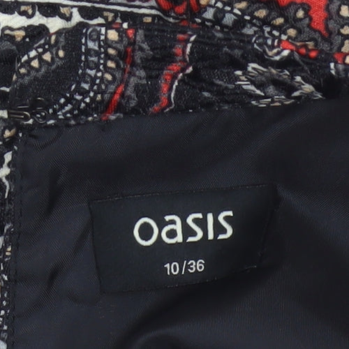 Oasis Women’s Multicoloured Paisley Sleeveless Sheath Dress UK 10