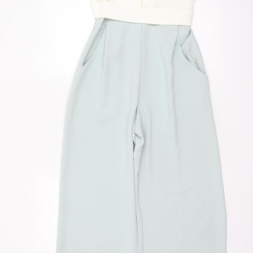 Please Eight Women’s Multicoloured UK 8 Ruffle Wide-Leg Jumpsuit