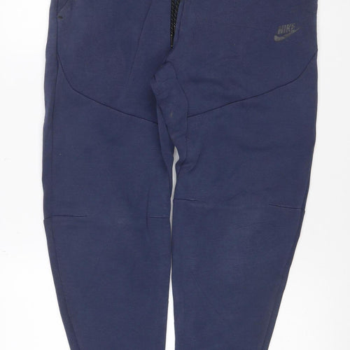 Nike Men’s Blue Size S French Terry Tapered Jogger Track Pants