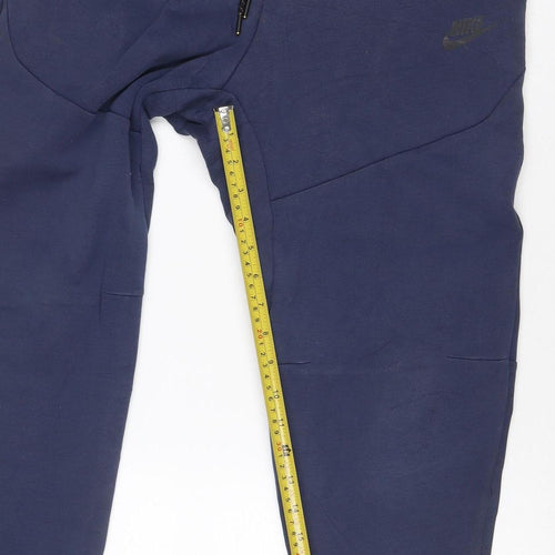 Nike Men’s Blue Size S French Terry Tapered Jogger Track Pants
