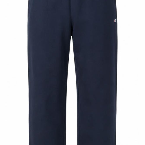 Champion Men's Blue L Fleece Sweatpants Elastic Waist Pockets