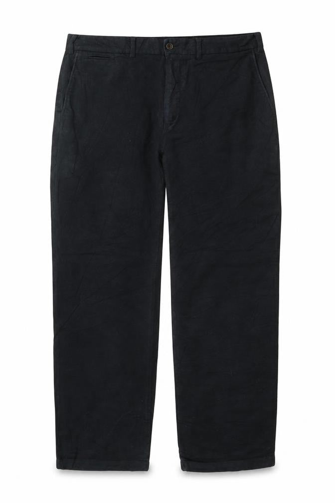 M&S Blue Harbour Men’s Black 36W 31L Regular Straight Chino Trousers
