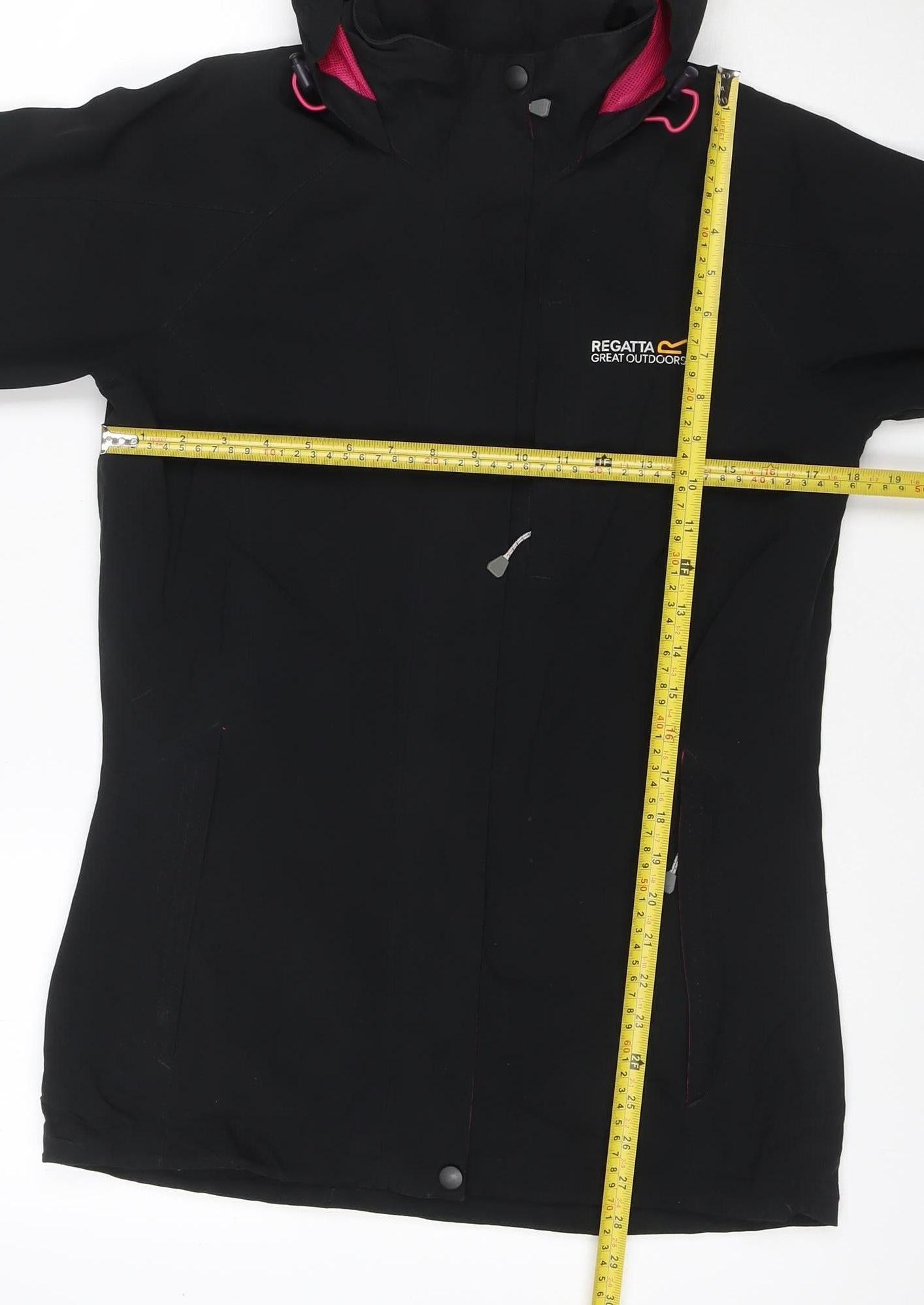Regatta Women’s Black UK 10 Isotex 5000 Hooded Waterproof Rain Jacket