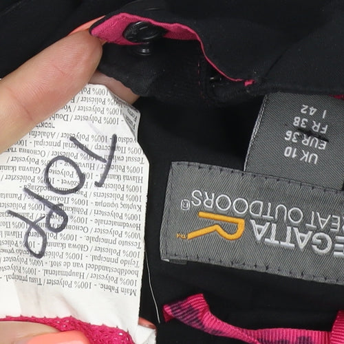 Regatta Women’s Black UK 10 Isotex 5000 Hooded Waterproof Rain Jacket